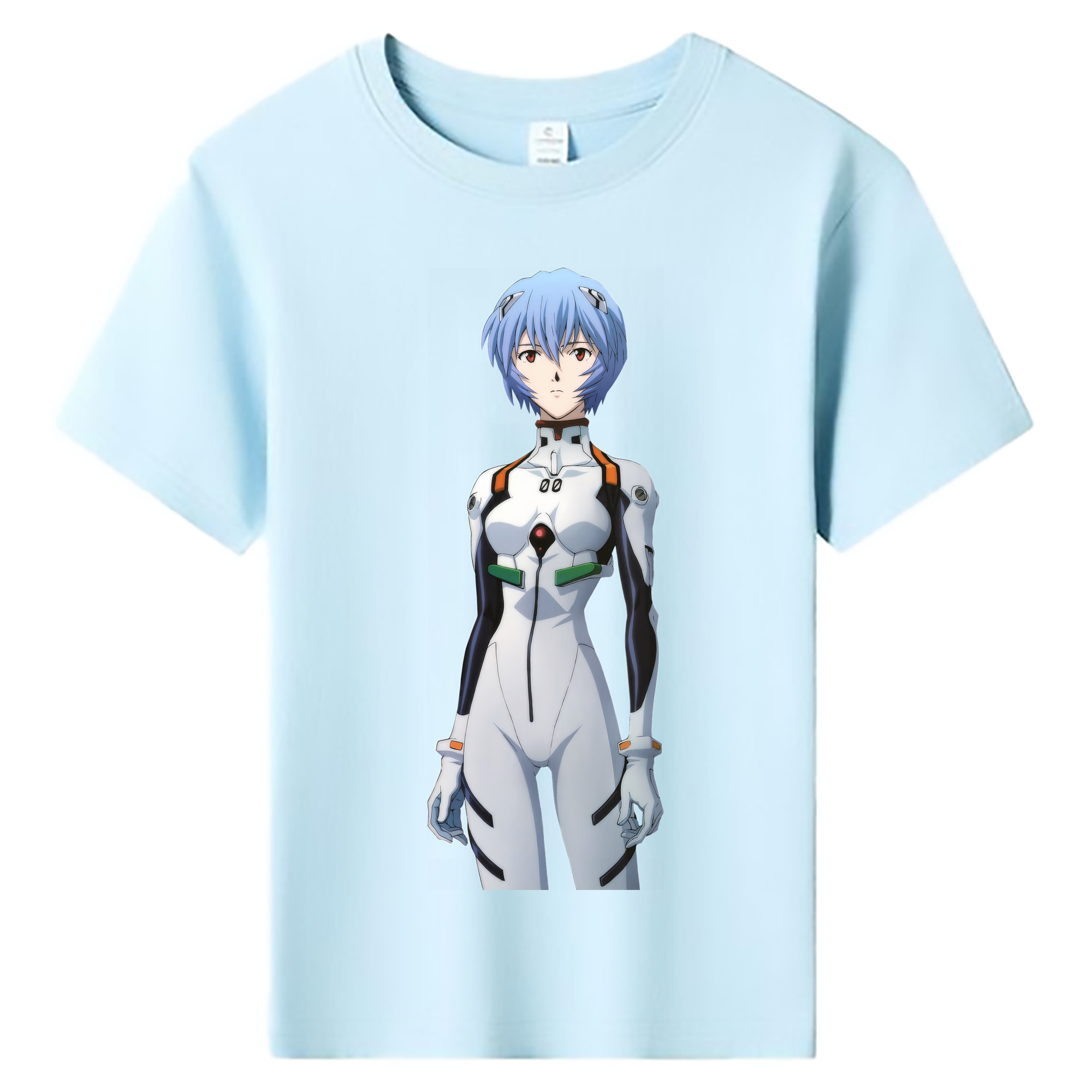 （画像用） EVA 新世紀エヴァンゲリオン 綿100％キッズTシャツ（フロントプリント）